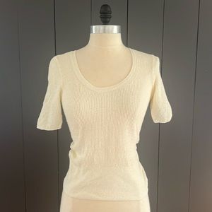 Rag & Bone cotton rib knit t, XS